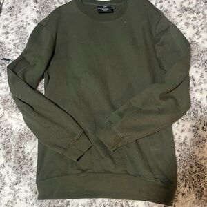 H&M Dark Green Crewneck Sweater
